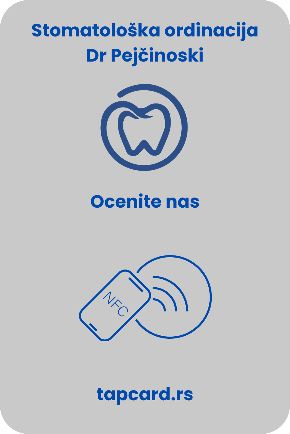 TapCard primer kartice